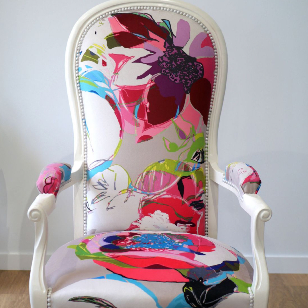 chaise en tissu