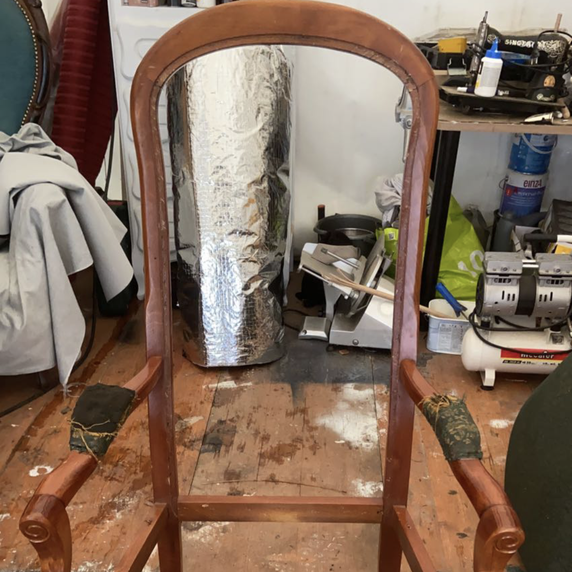 chaise en tissu
