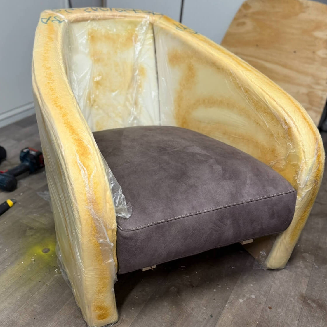 fauteuil en tissu