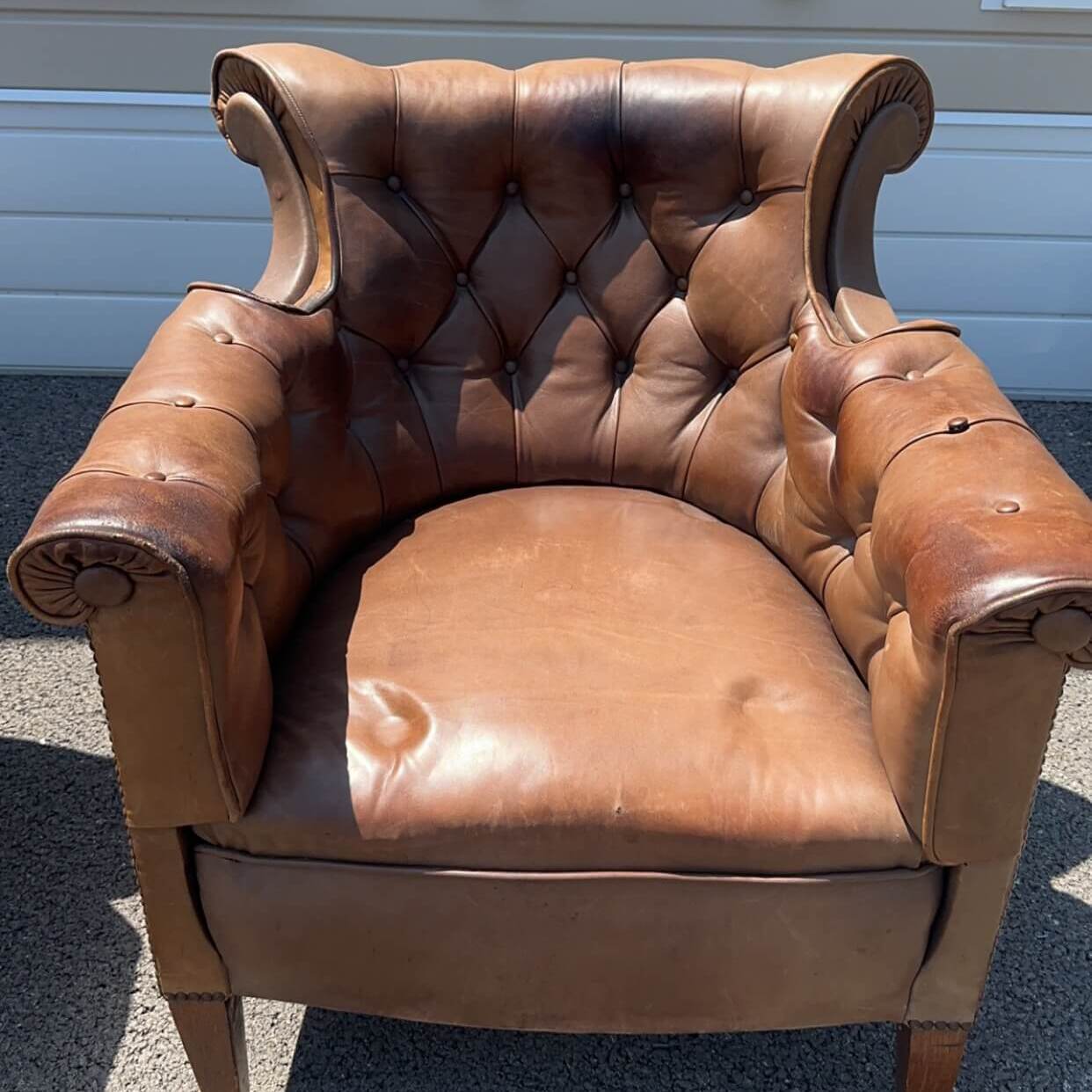 fauteuil en cuir